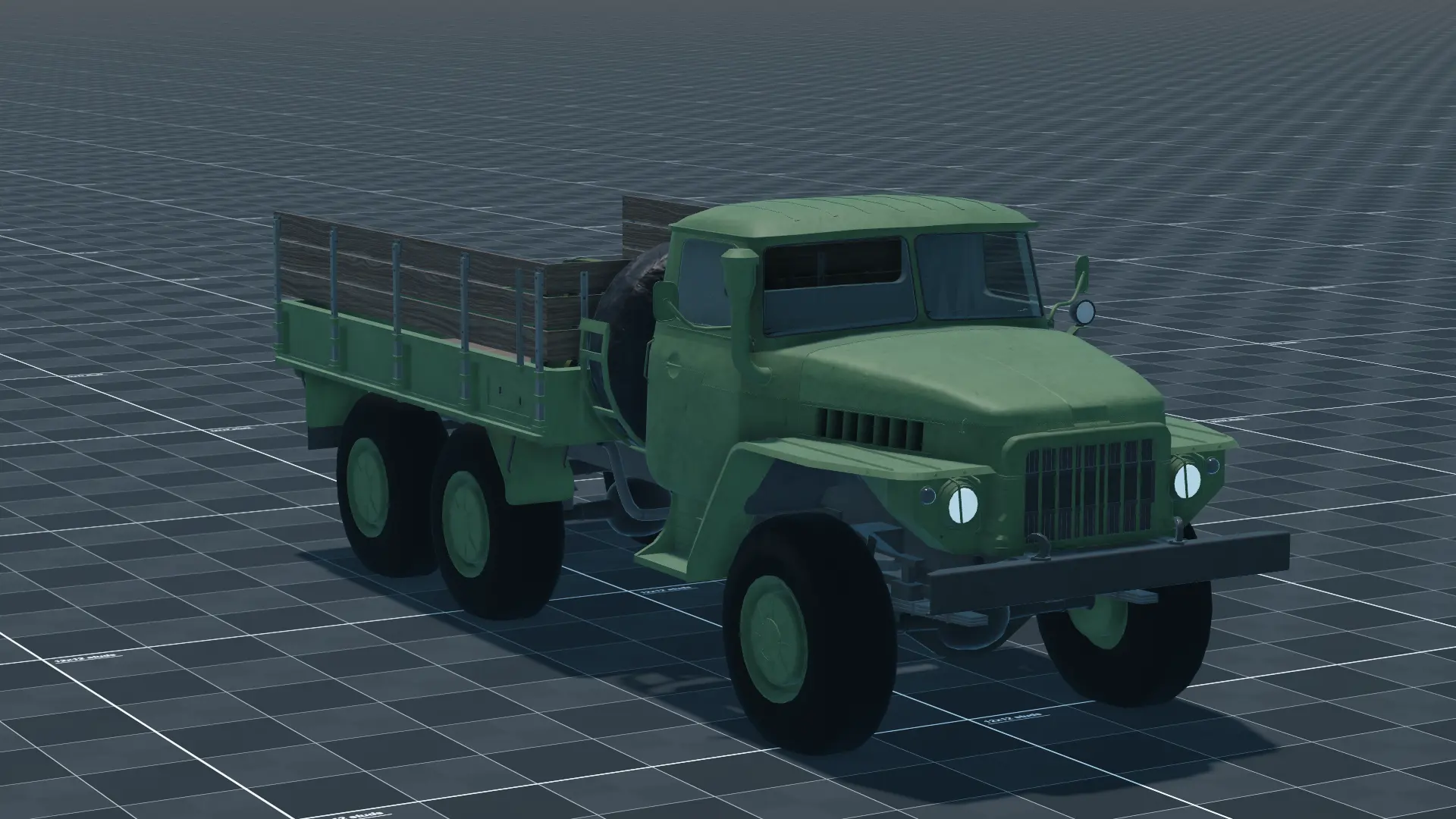 Ural-375D, perspective, in Multicrew Tank Combat