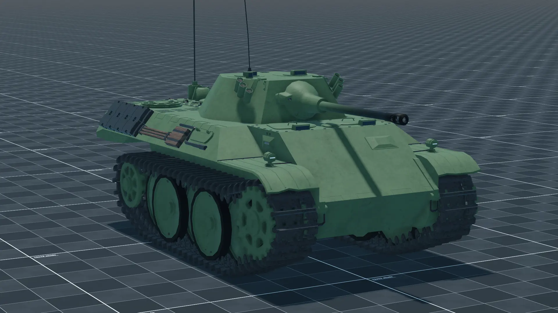 VK 16.02 Leopard, perspective, in Multicrew Tank Combat
