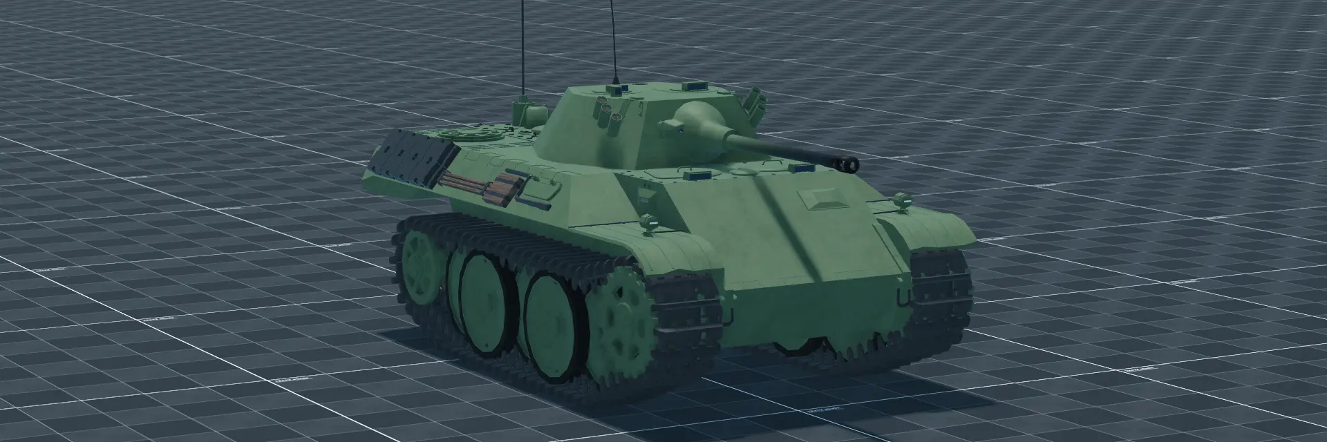 VK 16.02 Leopard, perspective banner, in Multicrew Tank Combat