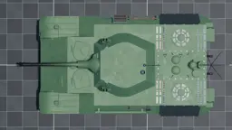 VK 16.02 Leopard, top, in Multicrew Tank Combat