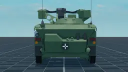 Wiesel 1A0, back, in Multicrew Tank Combat