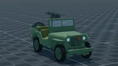 Willys MB, perspective, in Multicrew Tank Combat
