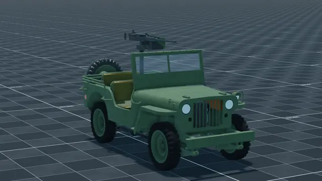 Willys MB, perspective, in Multicrew Tank Combat