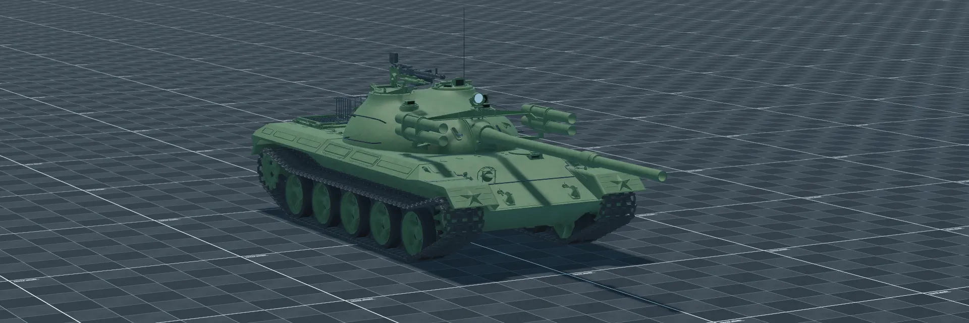 WZ-122, perspective banner, in Multicrew Tank Combat