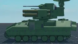 XM1069, left, in Multicrew Tank Combat