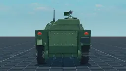 XM8, back, in Multicrew Tank Combat