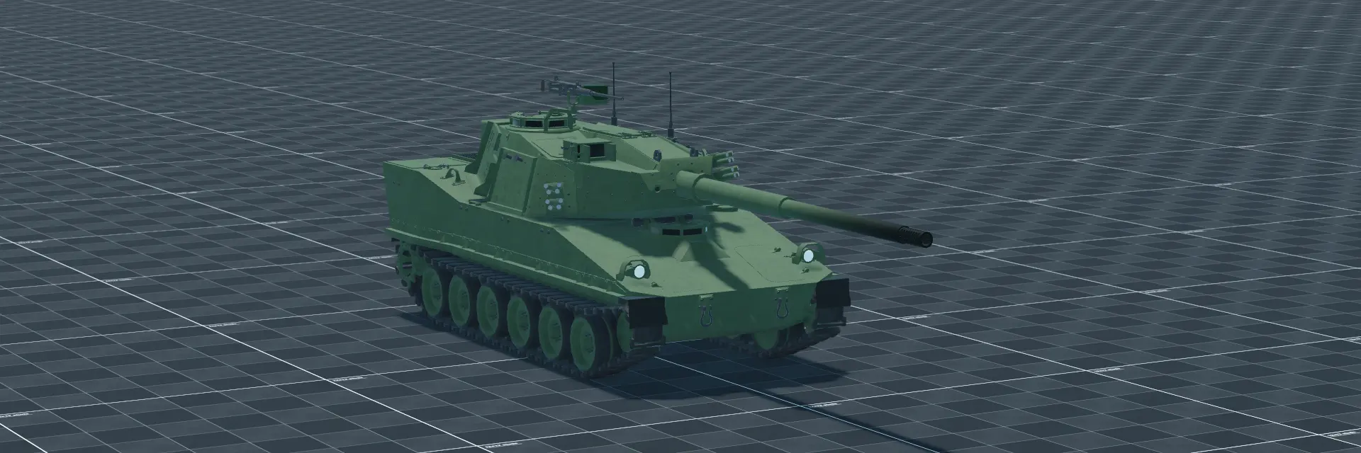 XM8, perspective banner, in Multicrew Tank Combat