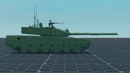 ZTZ99A, right, in Multicrew Tank Combat